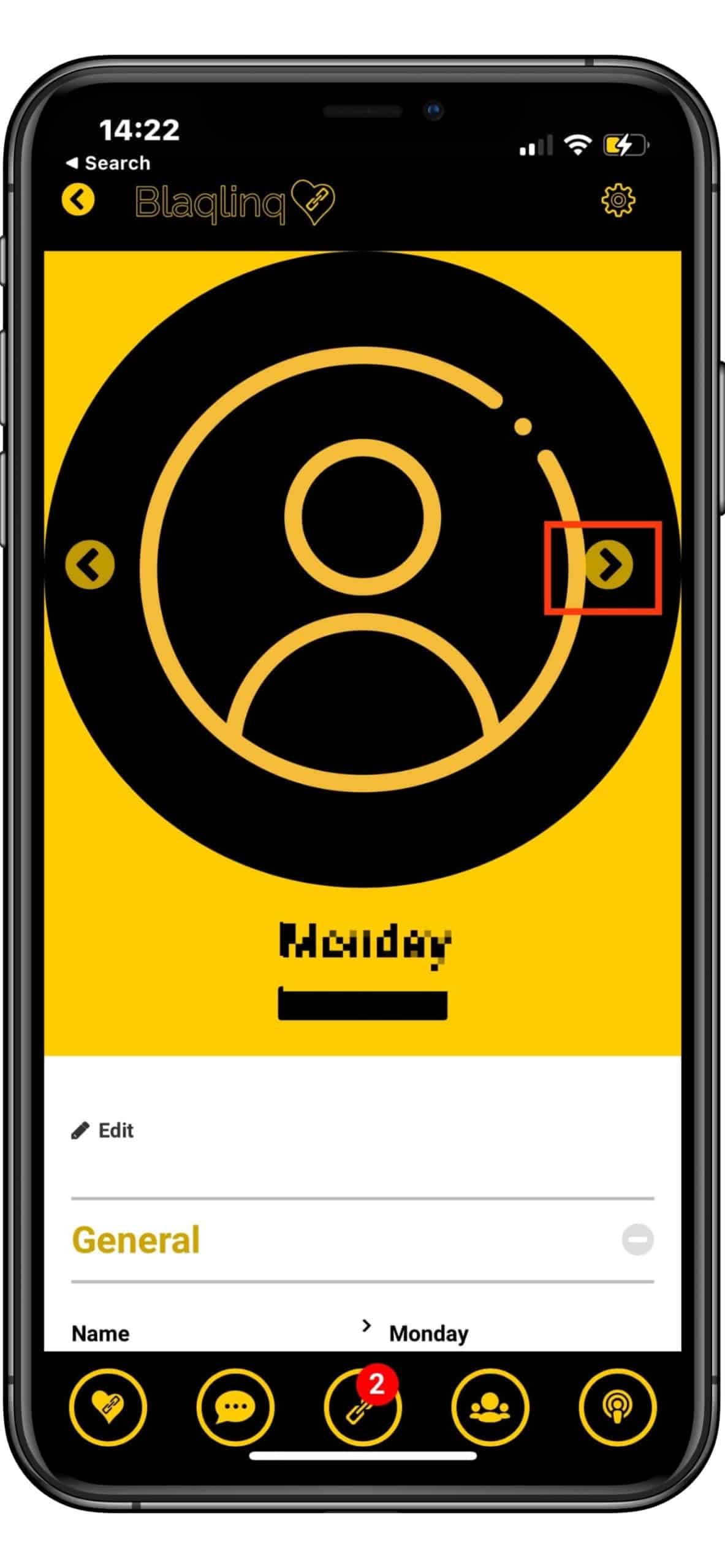3. Navigate to upload icon
