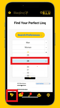5. Select your minimum age  preference